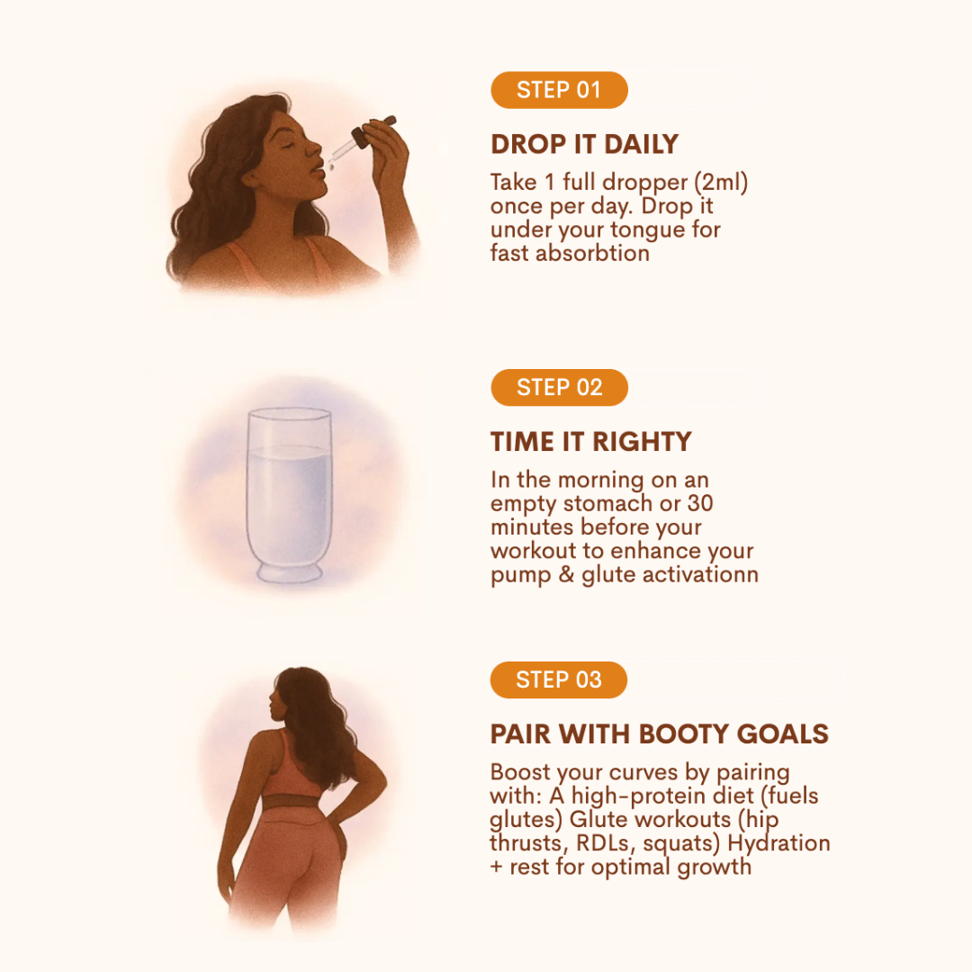 Booty Drops —From Flat to Fabulous